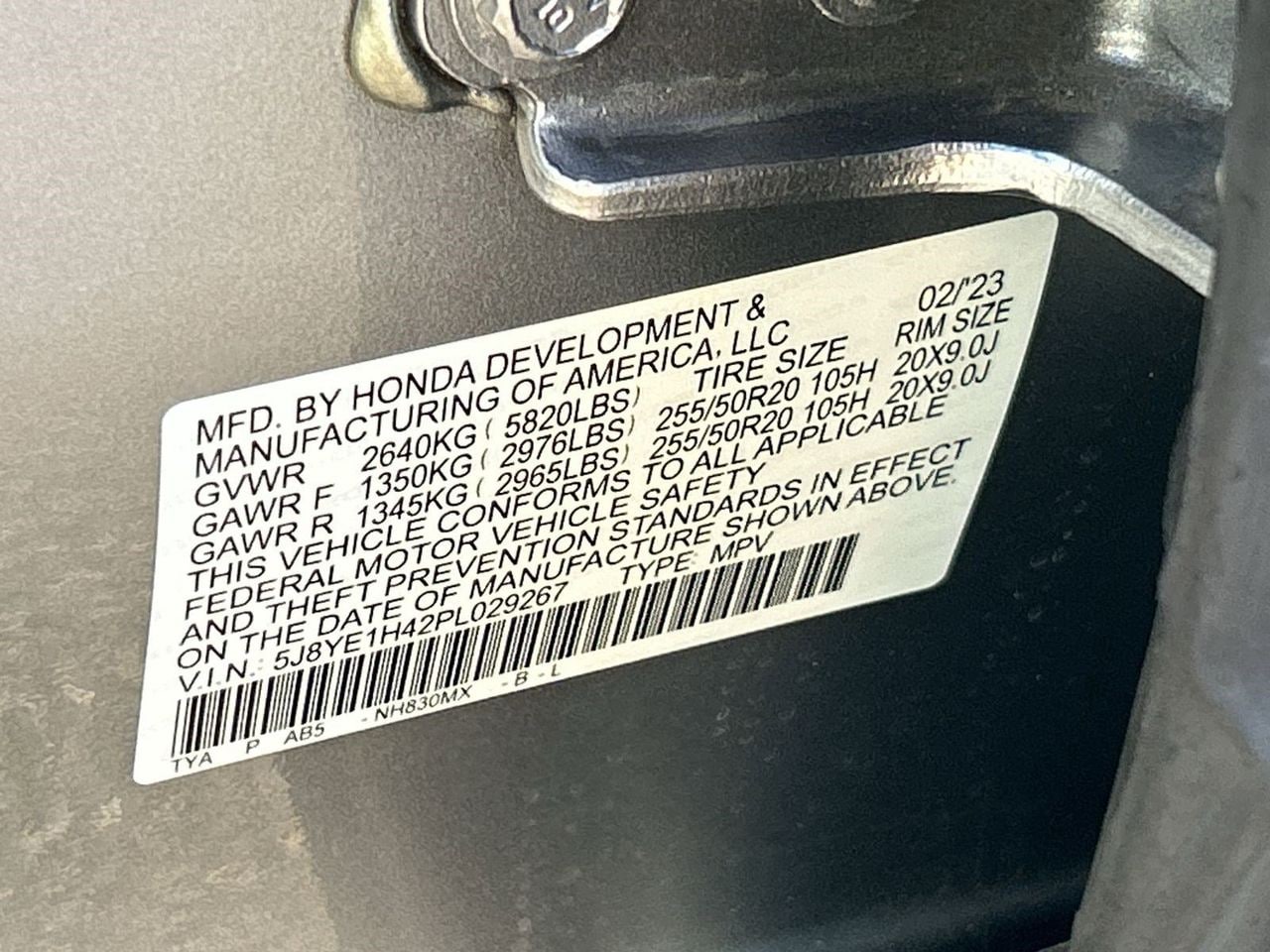 Used 2023 Lunar Silver Metallic Acura Technology image 30