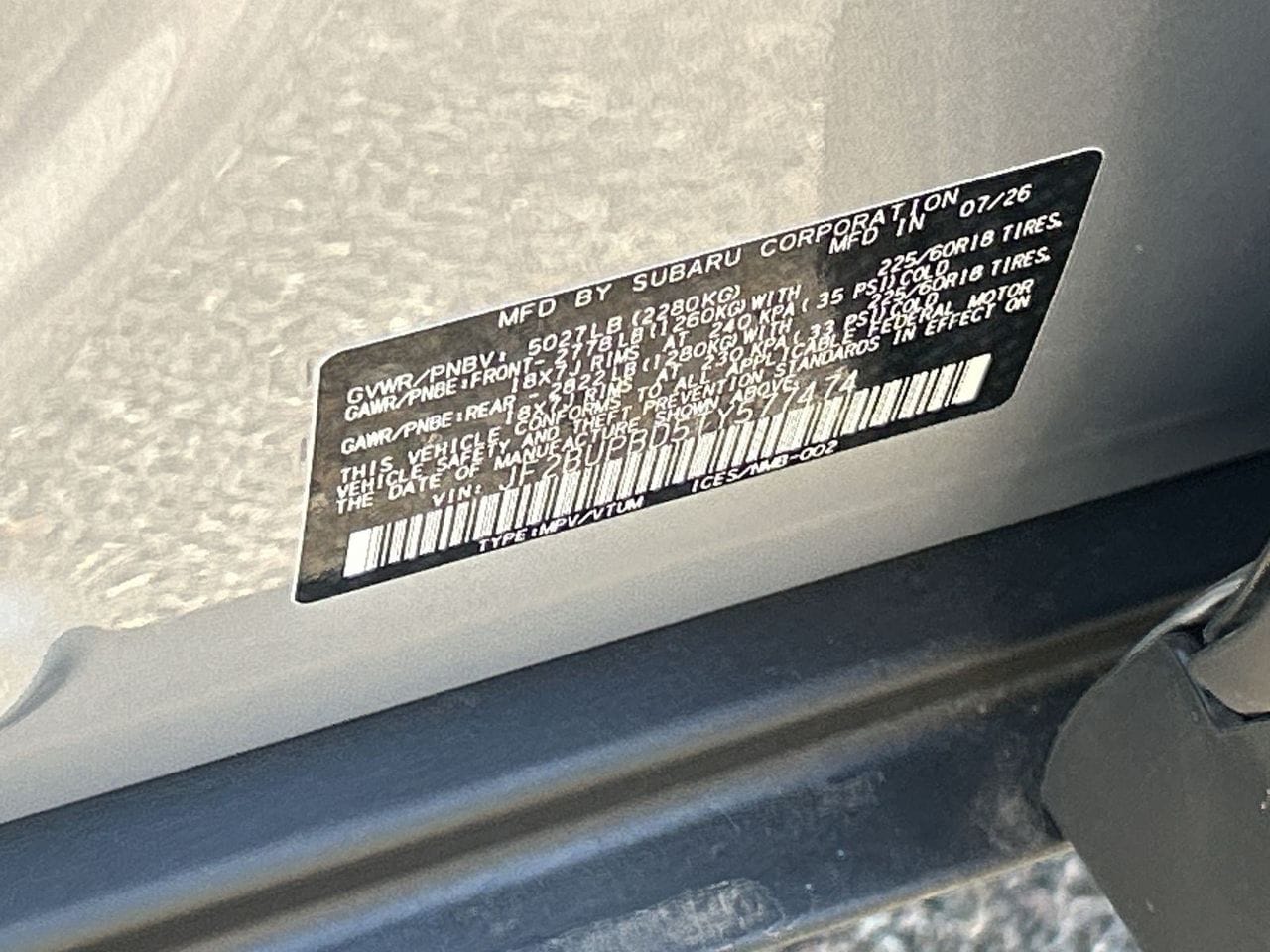 New 2026 Ice Silver Subaru Premium image 28