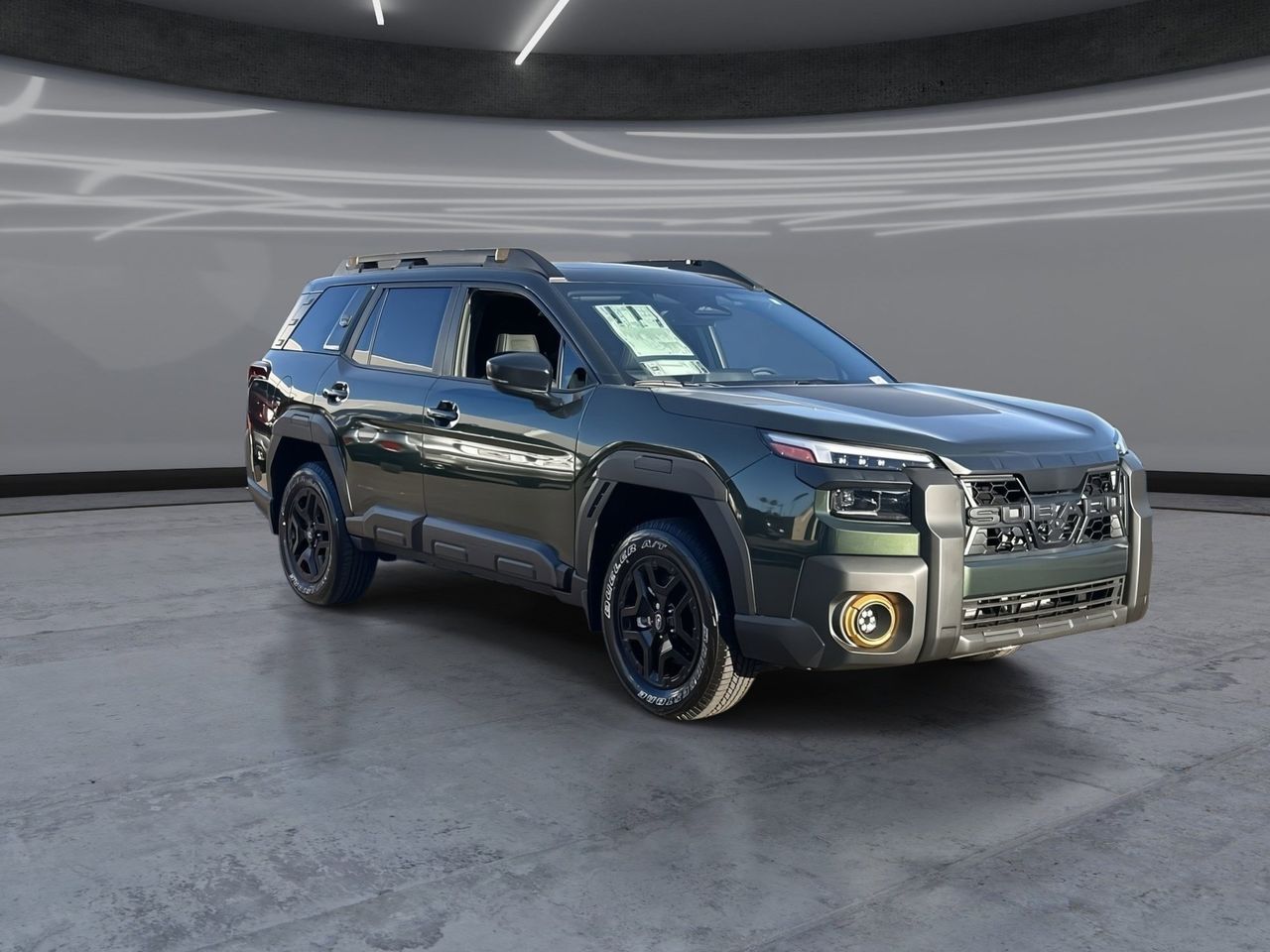 New 2026 Deep Emerald Green Pearl Subaru Wilderness image 2