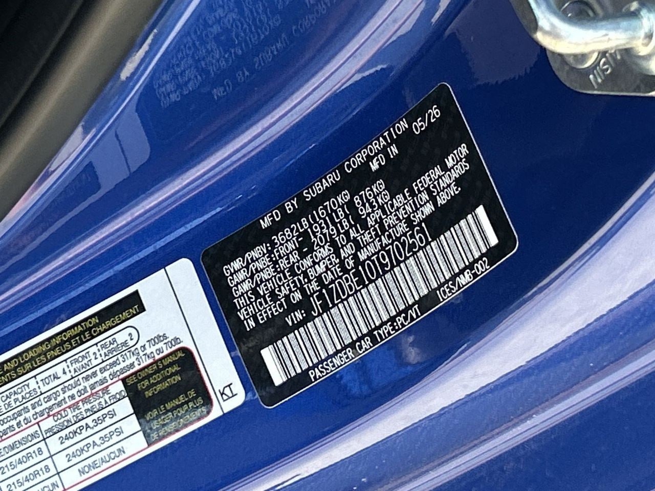 New 2026 WR Blue Pearl Subaru Limited image 27