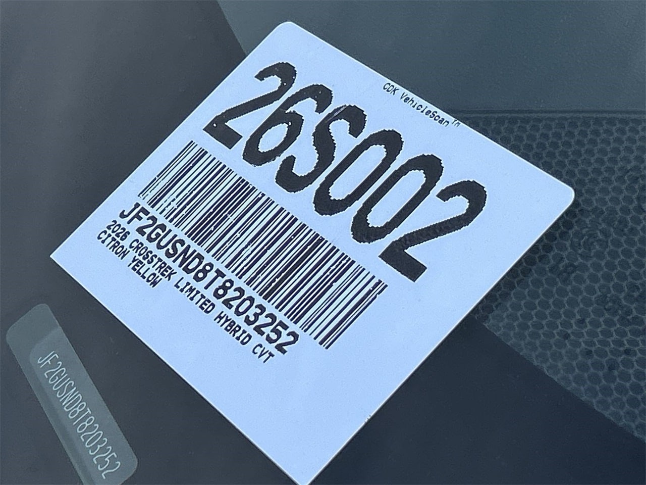 New 2026 Citron Yellow Pearl Subaru Limited Hybrid image 30