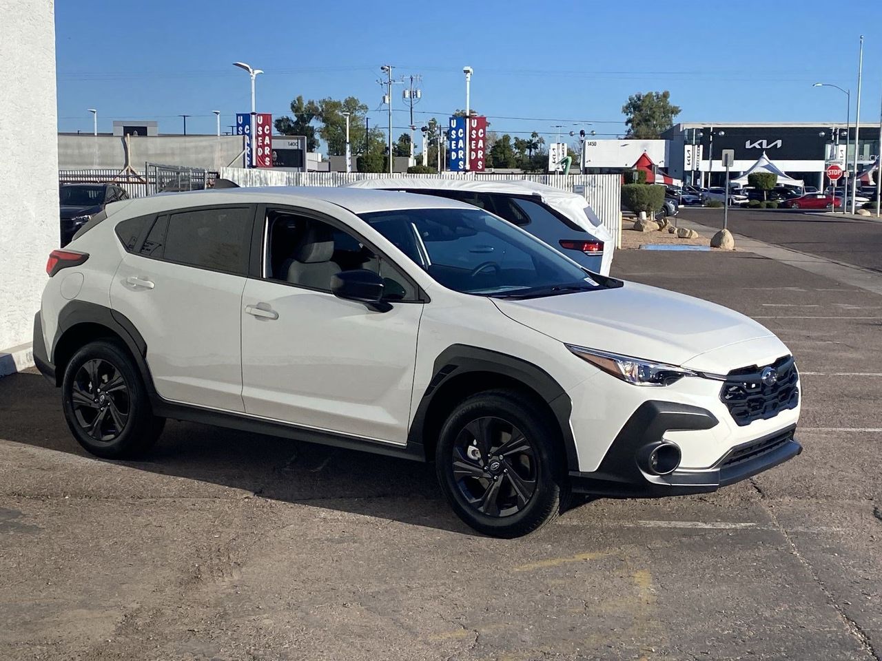 New 2026 Crystal White Pearl Subaru Base image 2