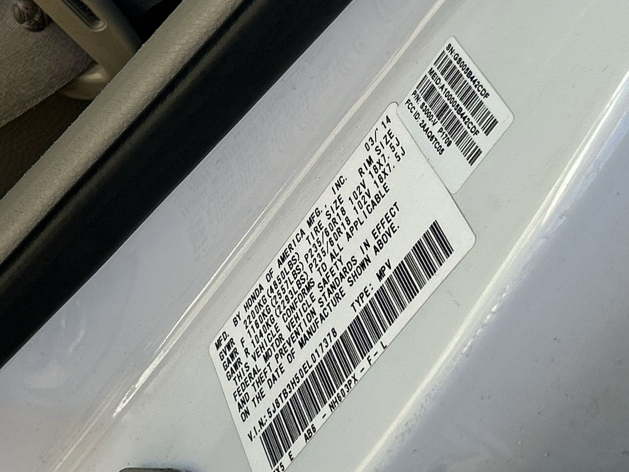 Used 2014 White Acura Technology Package image 31