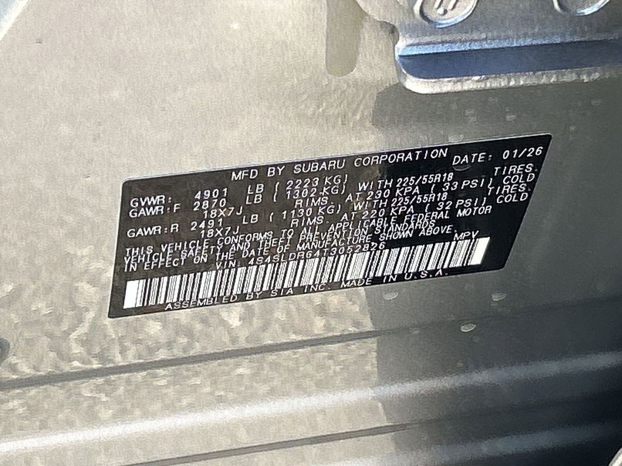 New 2026 Ice Silver Subaru Limited image 28