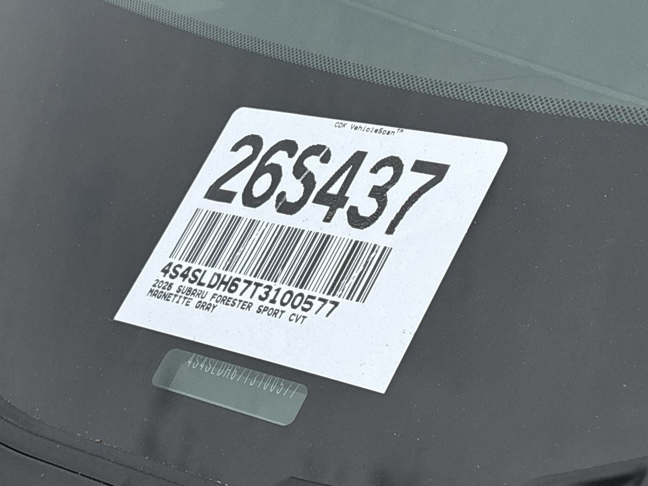 New 2026 Magnetite Gray Subaru Sport Onyx Edition image 30