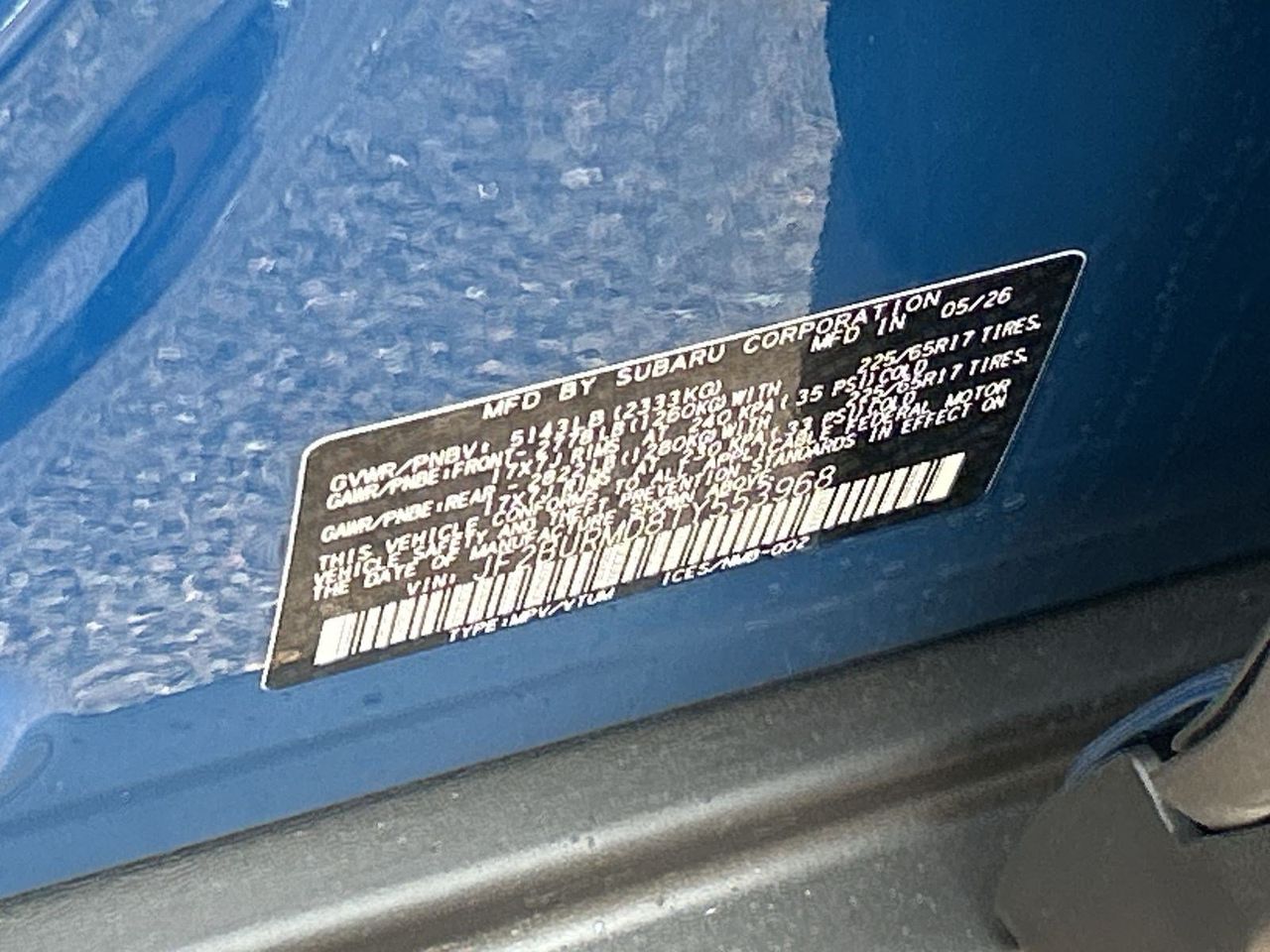 New 2026 Geyser Blue Subaru Wilderness image 28