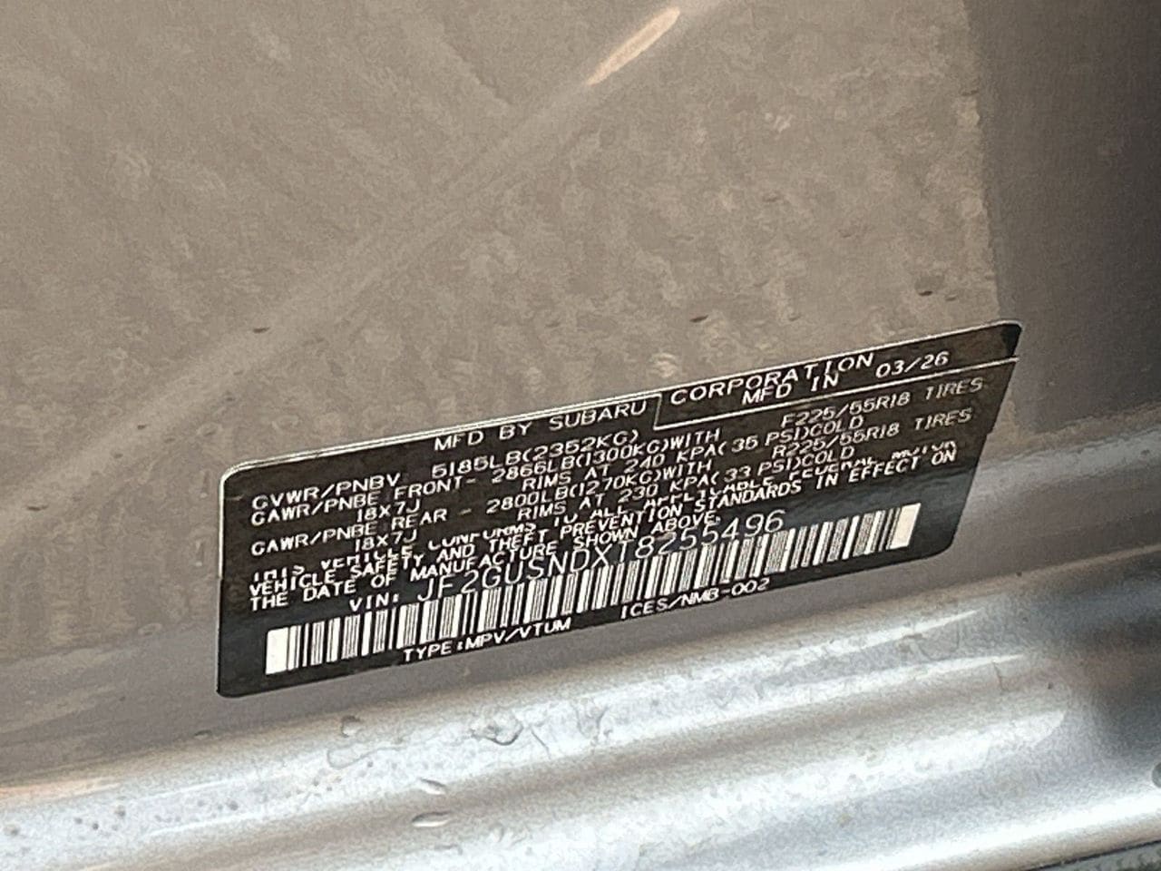 New 2026 Ice Silver Subaru Limited Hybrid image 27