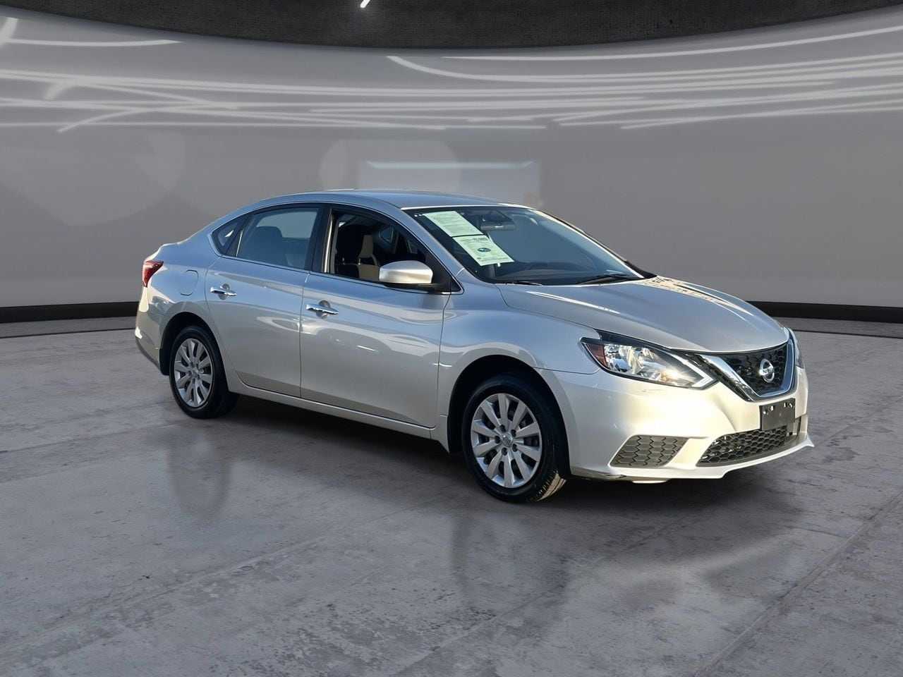 Used 2019 Brilliant Silver Metallic Nissan S image 2