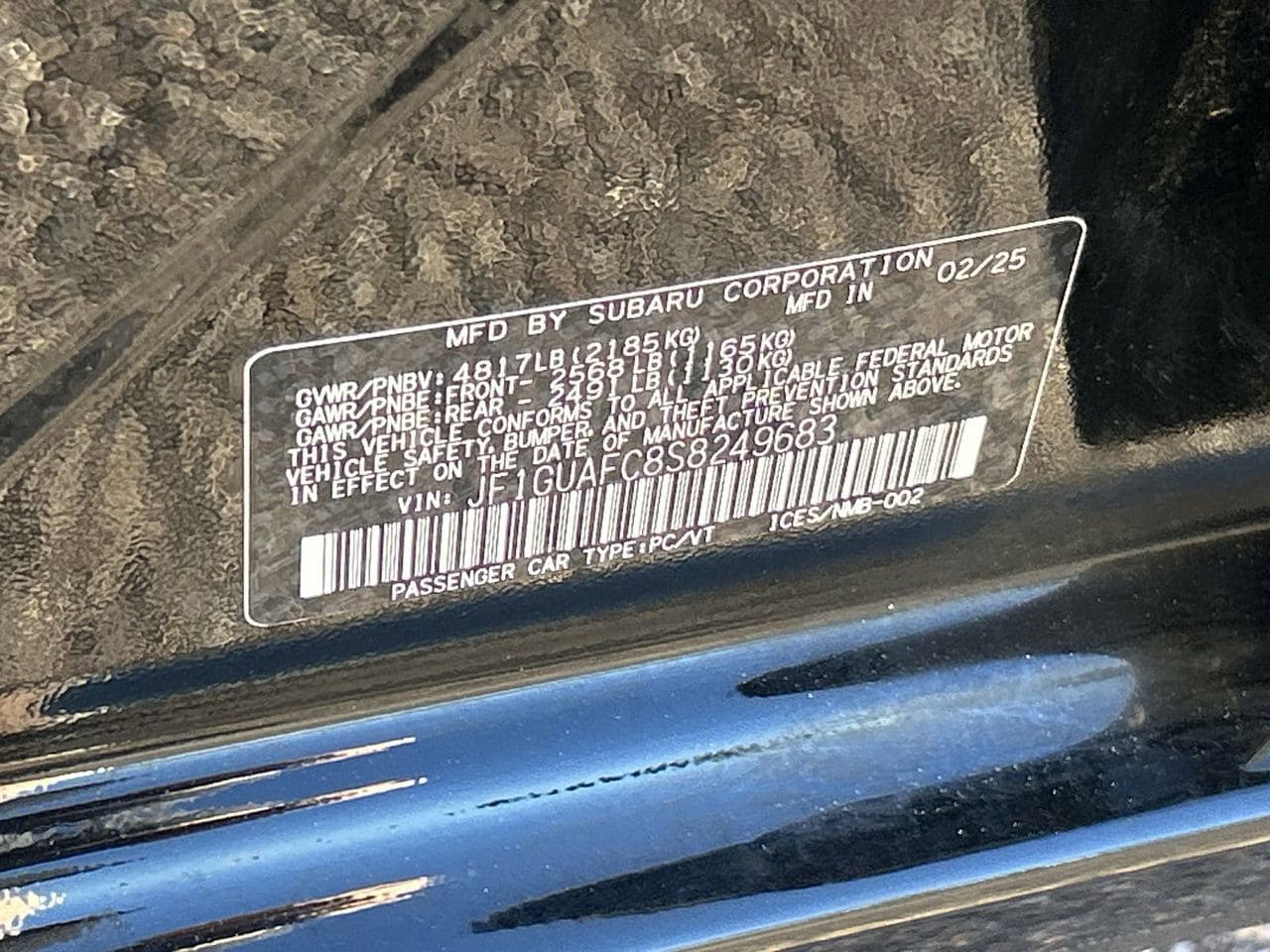 Used 2025 Crystal Black Silica Subaru Sport image 30