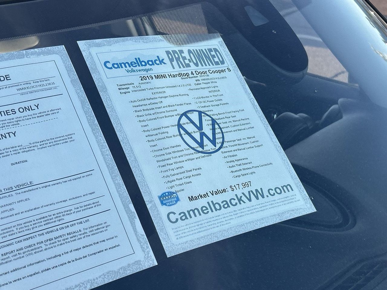 Used 2019 Pepper White MINI Classic image 6