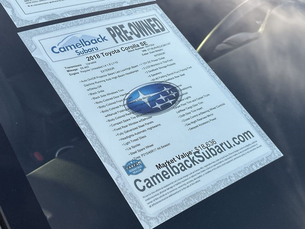 Used 2018 Slate Metallic Toyota SE image 6
