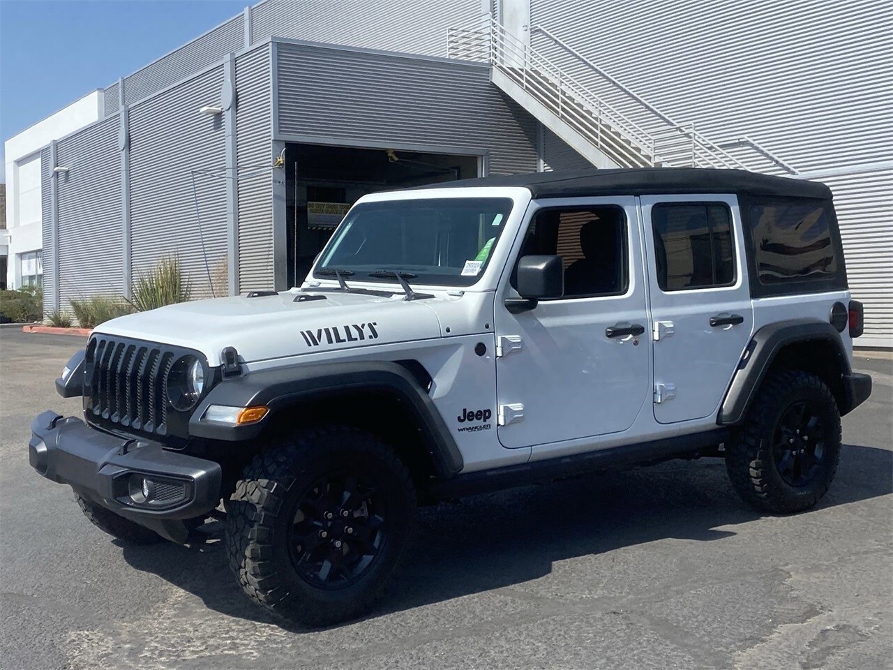 Used 2022 Jeep Wrangler Unlimited Willys Sport with VIN 1C4HJXDM1NW279663 for sale in Phoenix, AZ