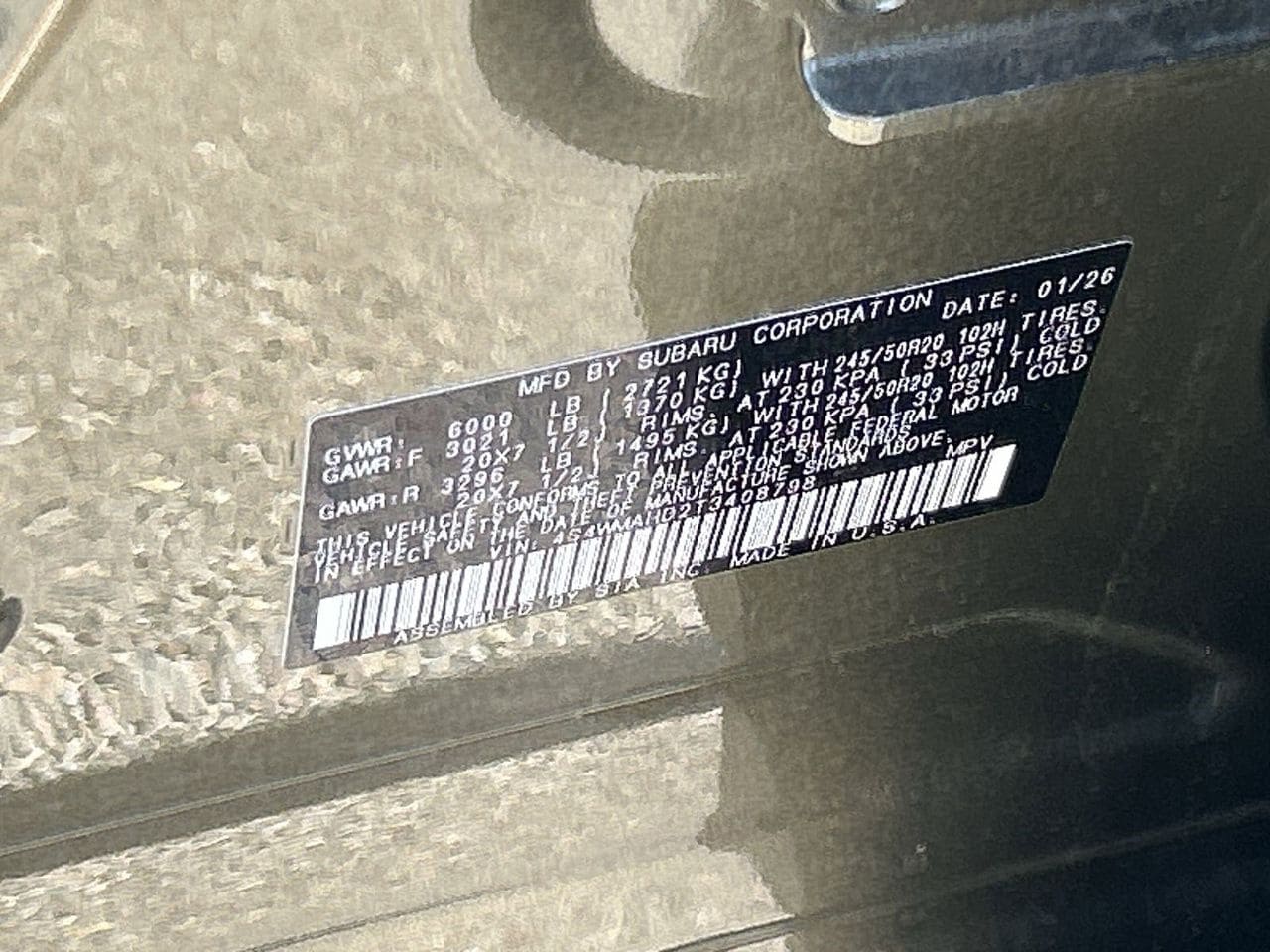 2026 Subaru Ascent Limited Bronze Edition - Photo 28