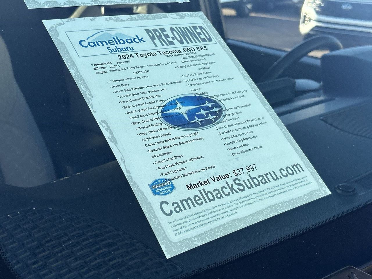 Used 2024 Underground Toyota SR5 image 6