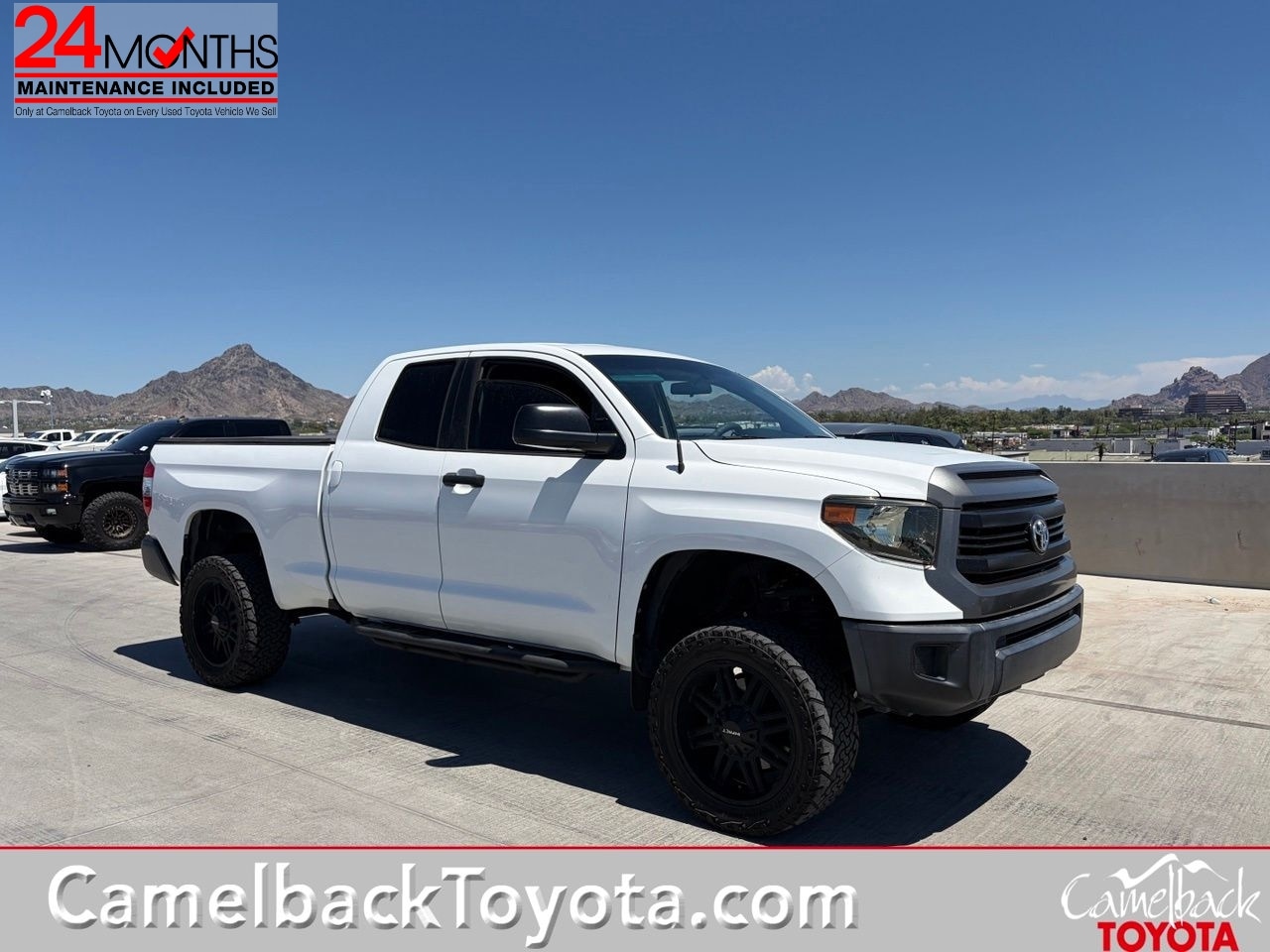 Super White 2014 Toyota Tundra Pickup Truck 4X2 6-Speed Automatic Overdrive