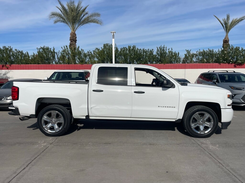 Used 2018 Chevrolet Silverado 1500 Custom Truck Crew Cab