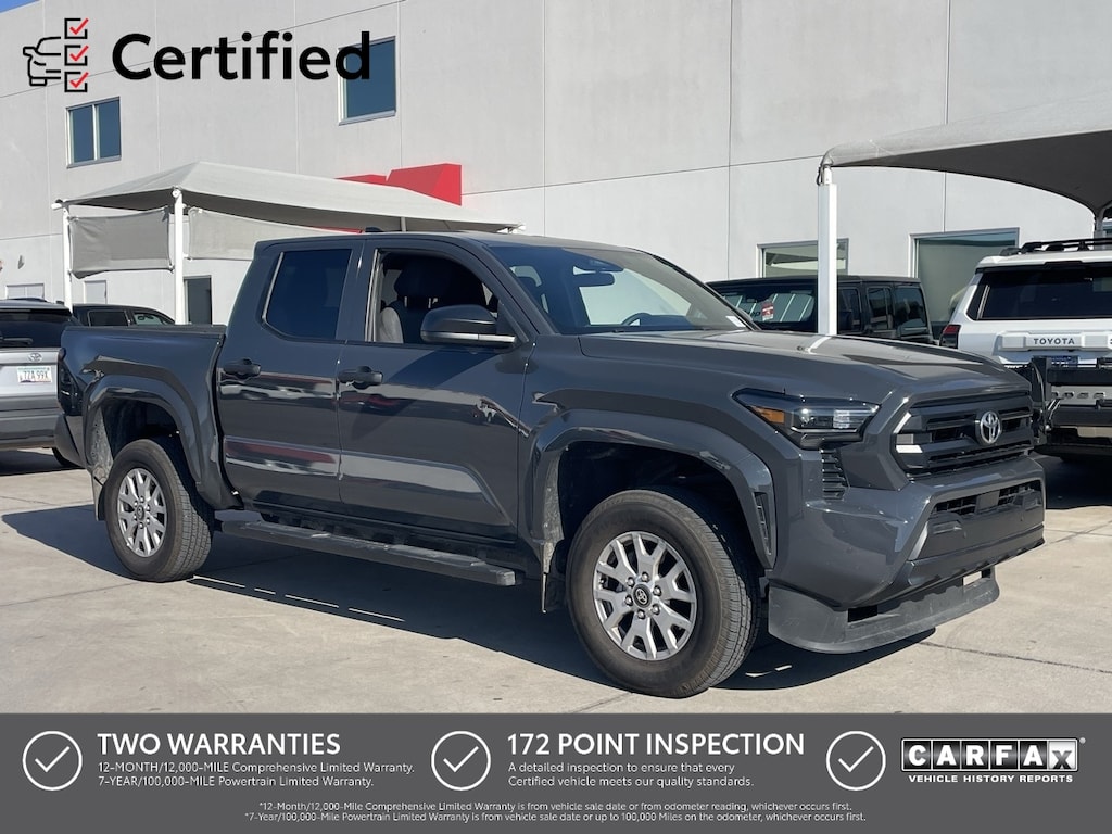 Certified 2024 Toyota Tacoma SR Truck Double Cab