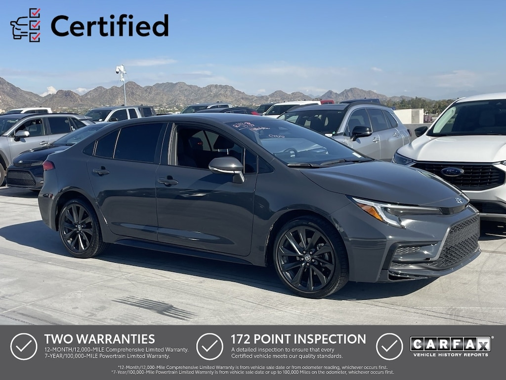 Certified 2024 Toyota Corolla SE Sedan