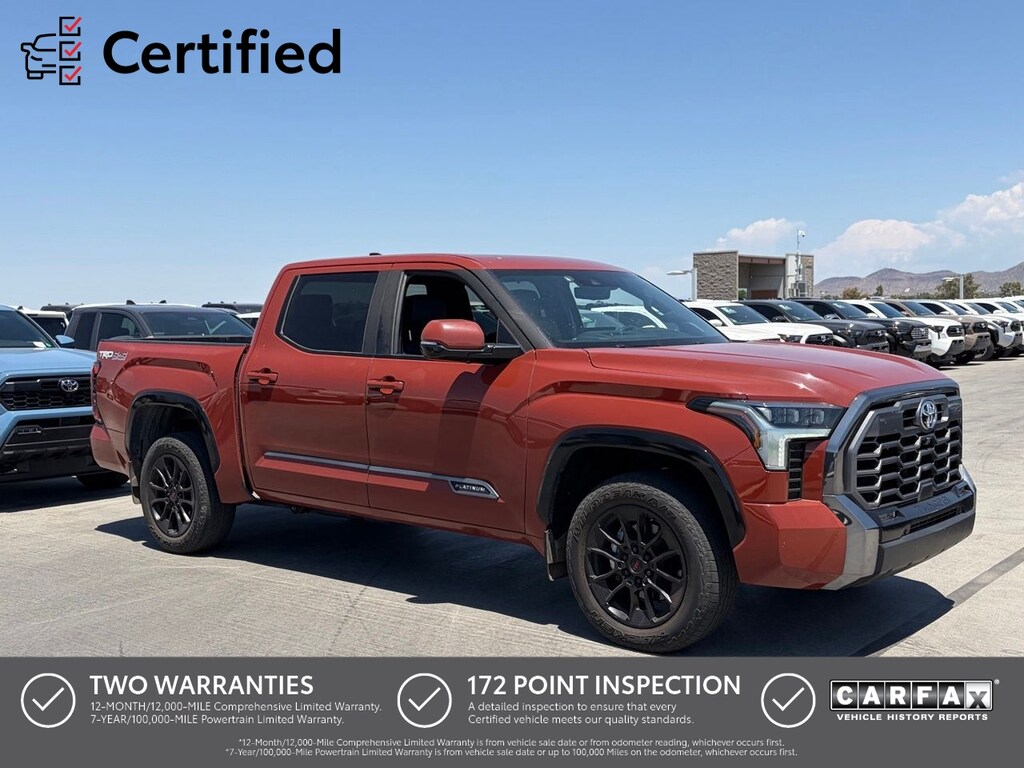 Certified 2025 Toyota Tundra Platinum Truck CrewMax