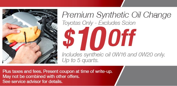 Oil Change Specials & Coupons | Toyota Service & Maintenance | Near