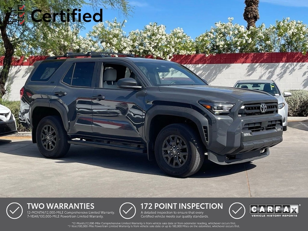 Certified 2025 Toyota 4Runner SR5 SUV