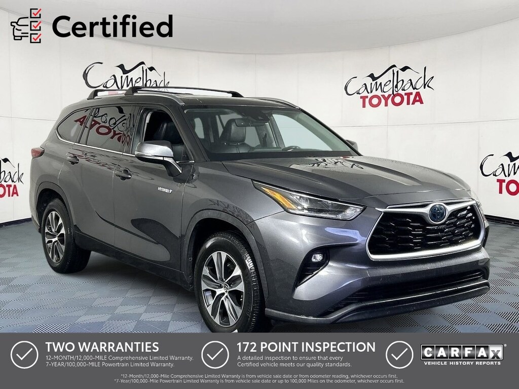 Certified 2021 Toyota Highlander Hybrid XLE SUV