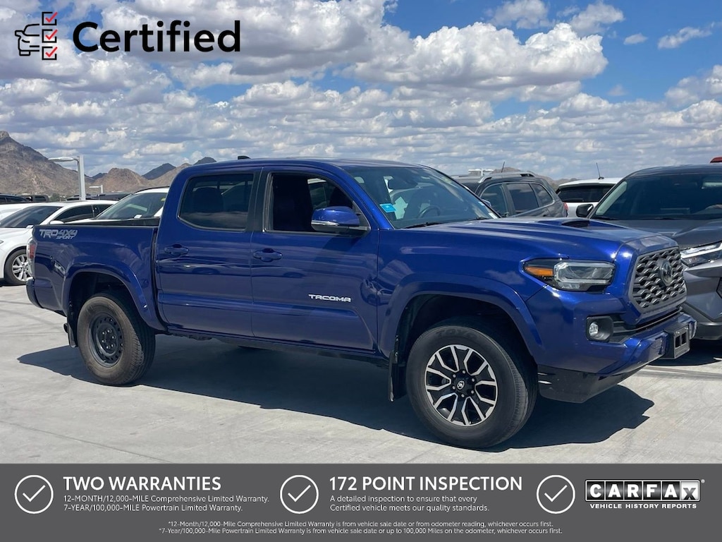 Certified 2022 Toyota Tacoma TRD Sport Truck Double Cab
