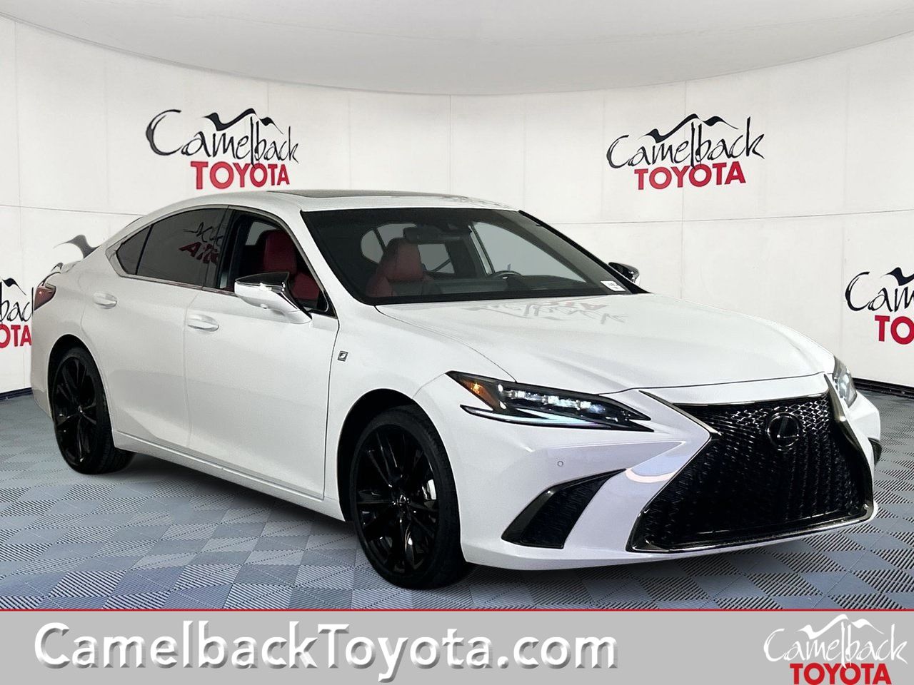 Ultra White 2024 Lexus ES Hybrid Sedan Front-Wheel Drive Continuously Variable Transmission