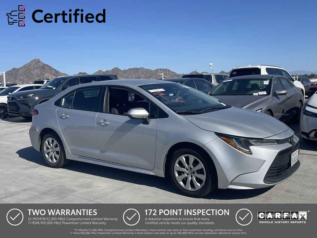 Certified 2024 Toyota Corolla LE Sedan