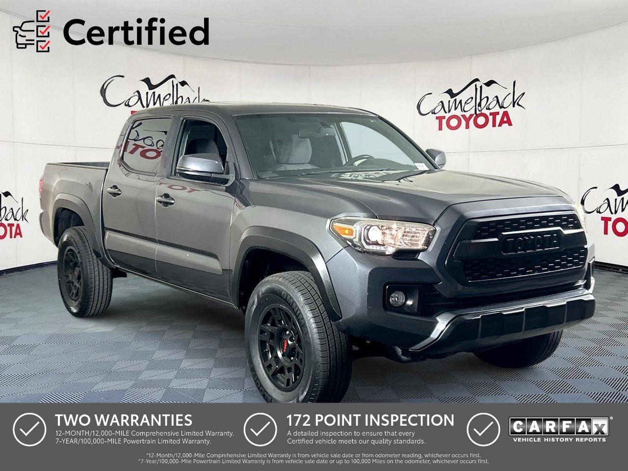 Magnetic Gray 2017 Toyota Tacoma Pickup Truck Four-Wheel Drive 6-Speed Automatic