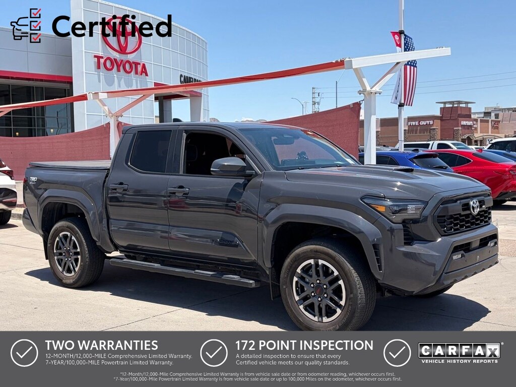 Certified 2024 Toyota Tacoma TRD Sport Truck Double Cab