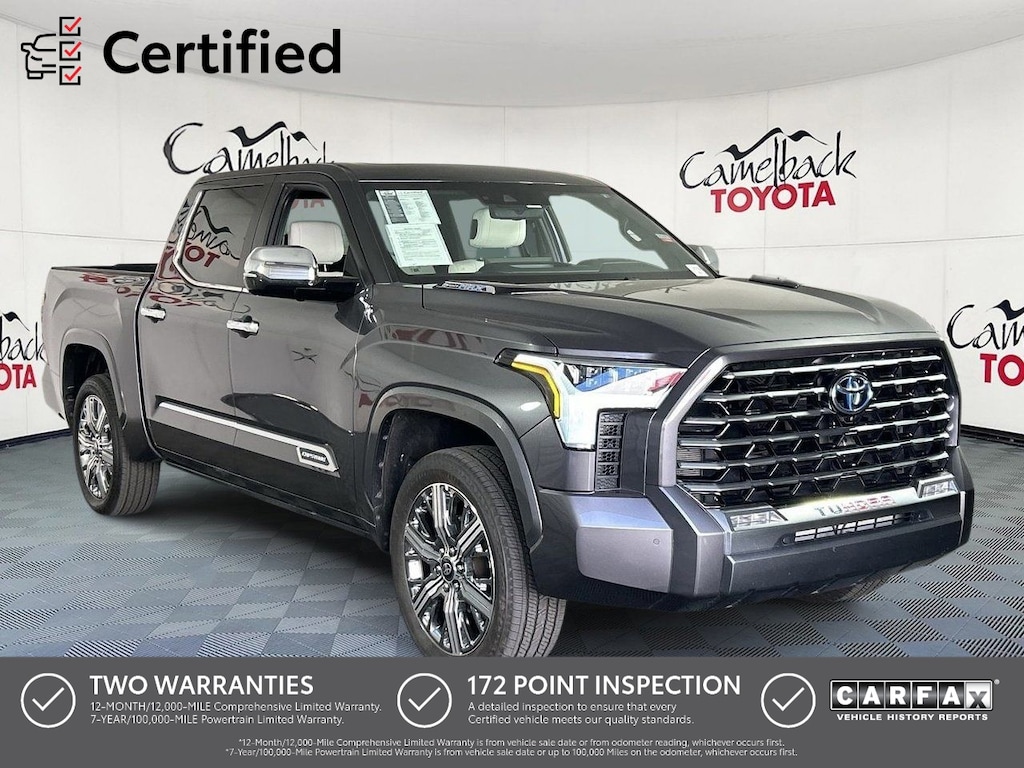 Certified 2024 Toyota Tundra Hybrid Capstone Truck CrewMax