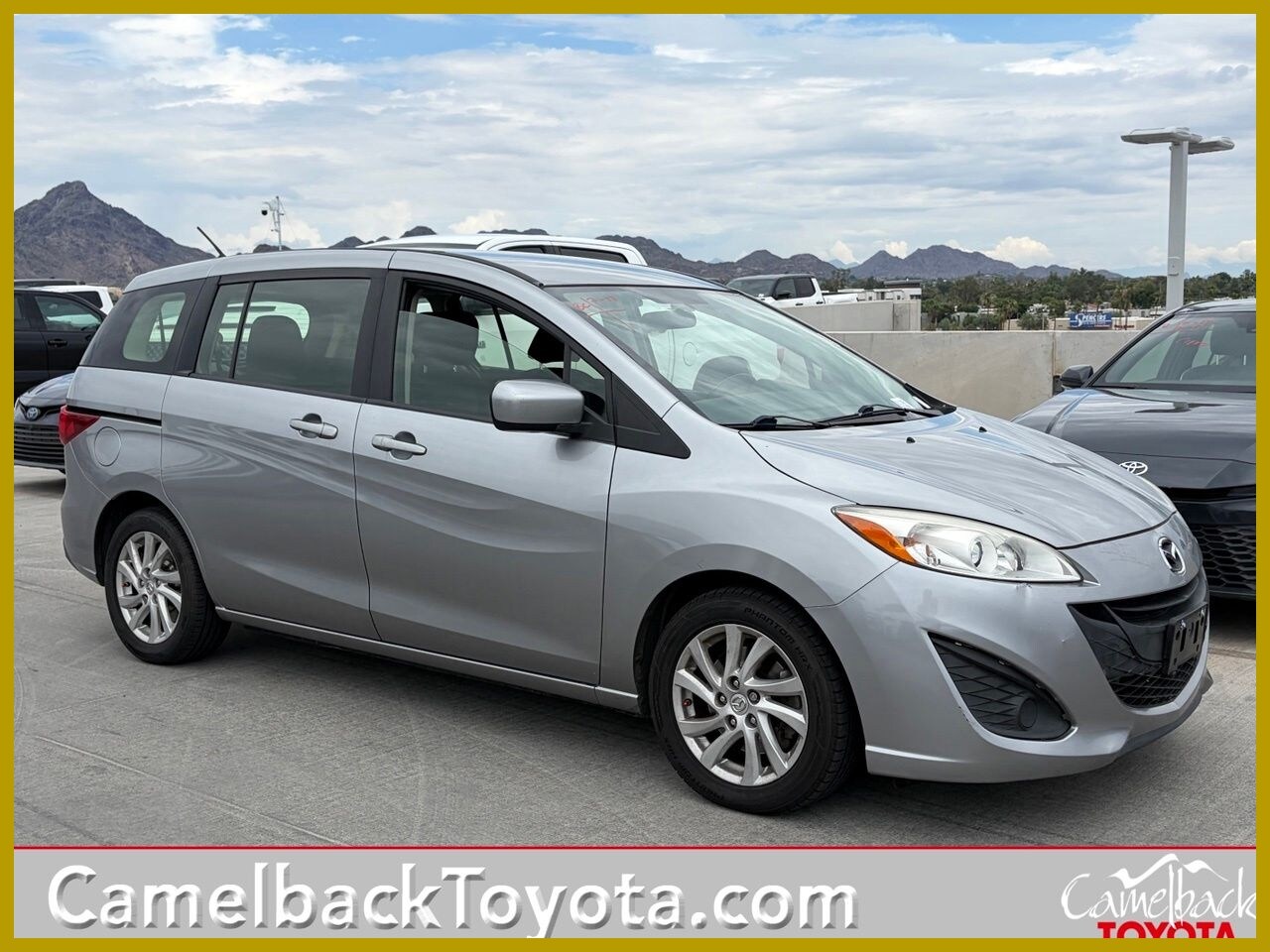 Liquid Silver 2012 Mazda MAZDA5 Minivan Front-Wheel Drive 5-Speed Automatic Overdrive