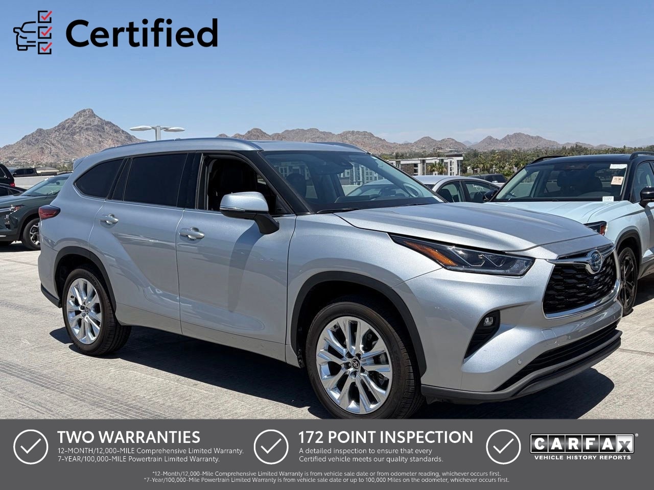 Celestial Silver 2023 Toyota Highlander Hybrid Limited FWD SUV / Crossover Front-Wheel Drive Continuously Variable Transmission