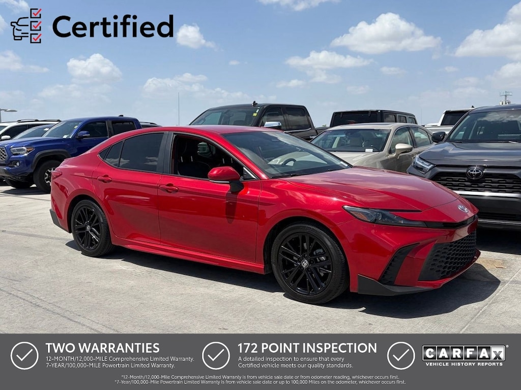 Certified 2025 Toyota Camry SE Sedan