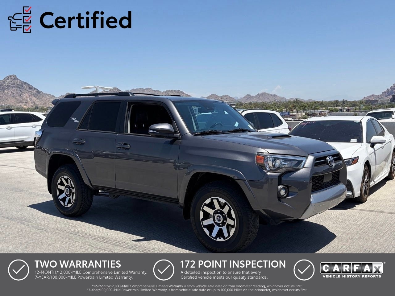 Magnetic Gray 2021 Toyota 4Runner SUV / Crossover Four-Wheel Drive 5-Speed Automatic Overdrive
