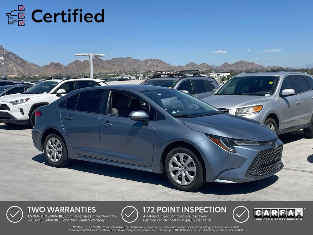 Certified 2022 Toyota Corolla LE Sedan
