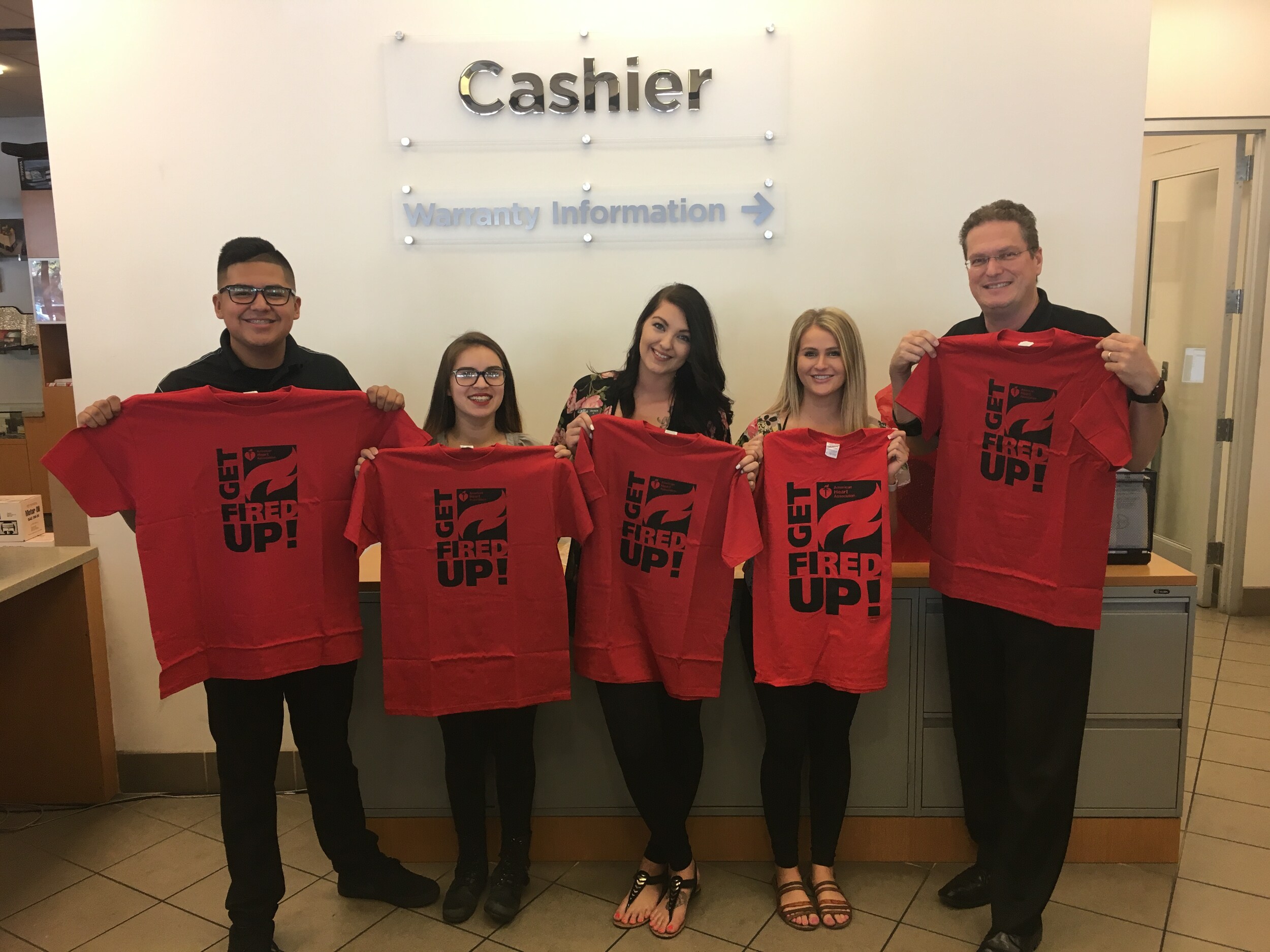 American Heart Association t-shirts