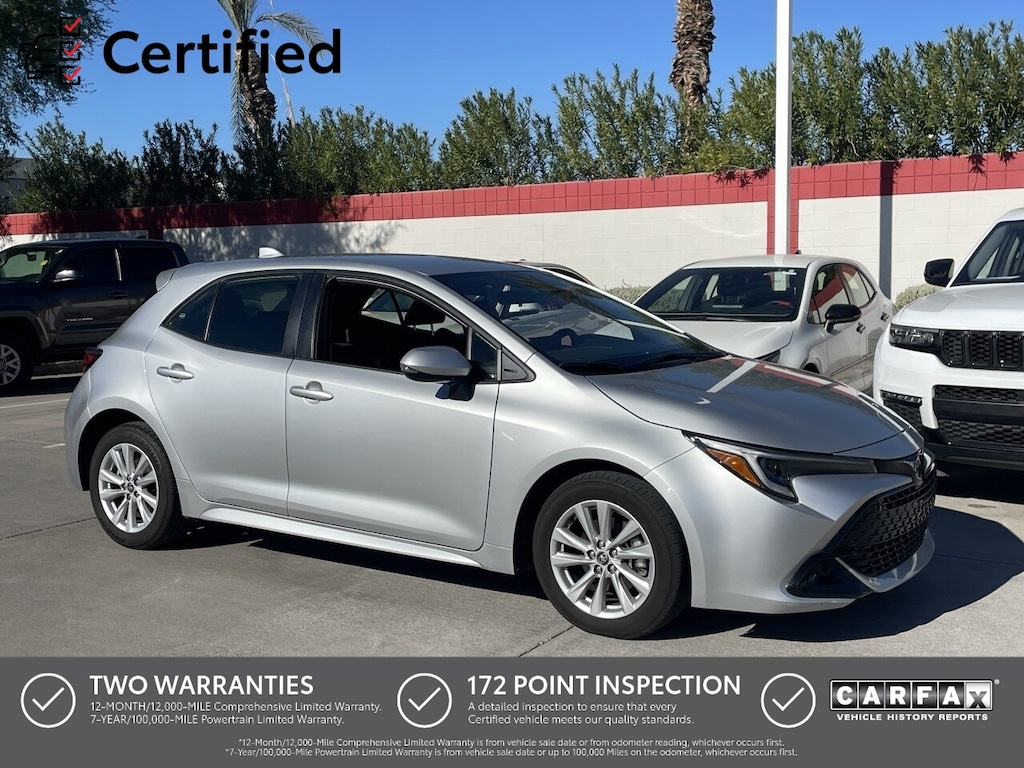 Certified 2025 Toyota Corolla Hatchback SE Hatchback