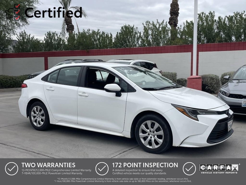 Certified 2024 Toyota Corolla LE Sedan