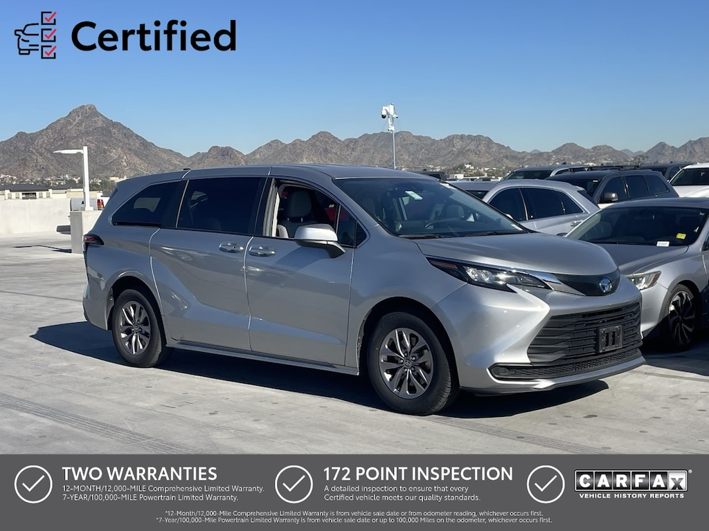 Certified 2024 Toyota Sienna LE Van Passenger Van