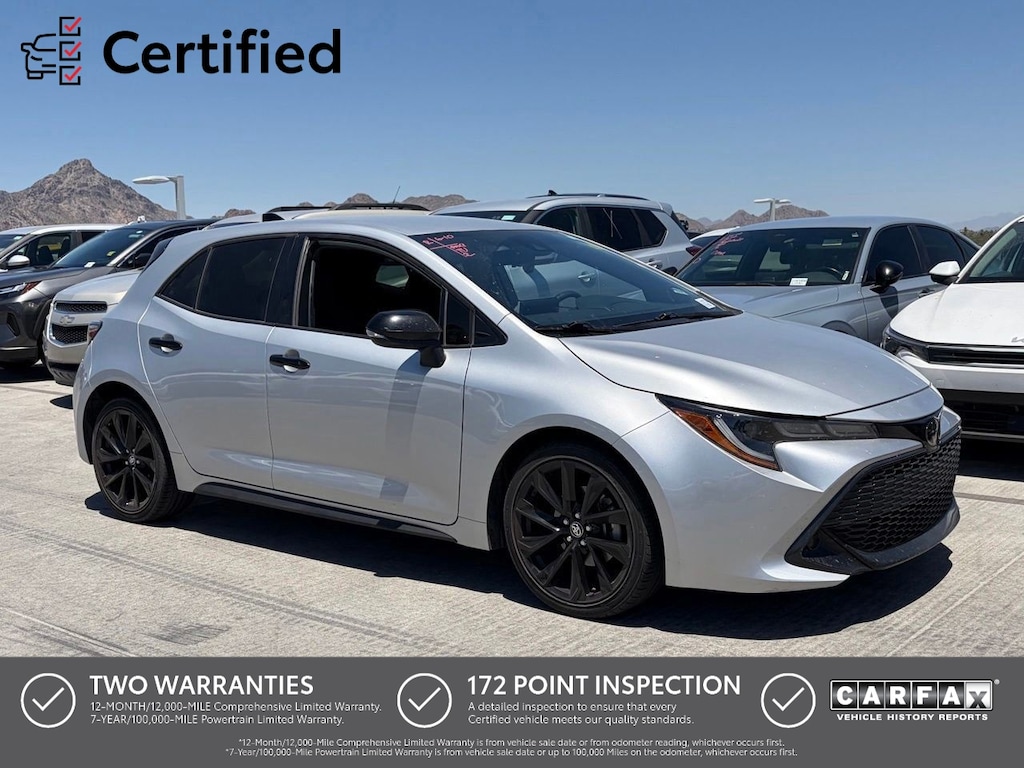 Certified 2021 Toyota Corolla Hatchback SE Nightshade Edition Hatchback