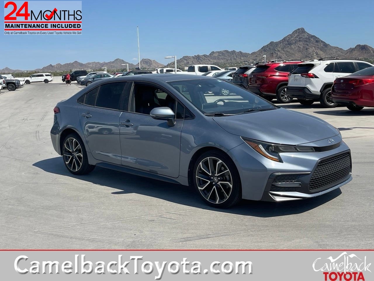 Celestite 2020 Toyota Corolla Sedan Front-Wheel Drive Continuously Variable Transmission