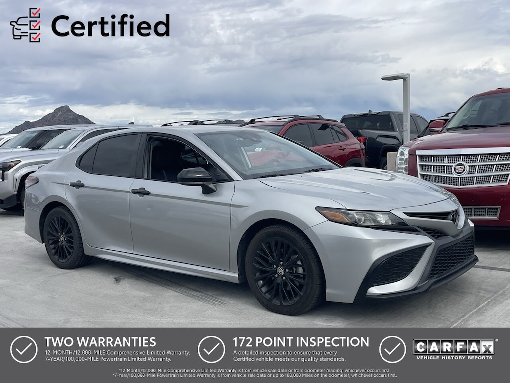 Certified 2021 Toyota Camry SE Nightshade Sedan