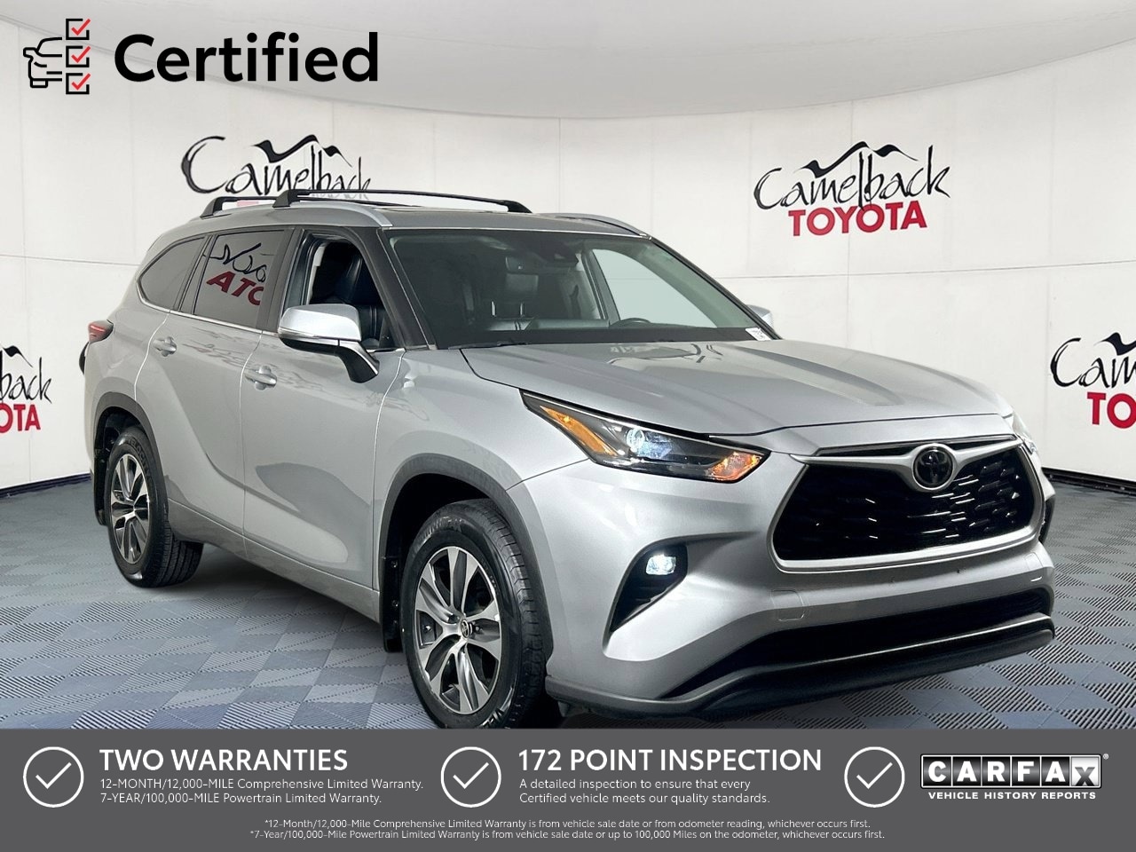 Celestial Silver 2024 Toyota Highlander SUV / Crossover Front-Wheel Drive 8-Speed Automatic