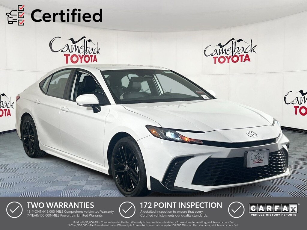 Certified 2025 Toyota Camry SE Sedan