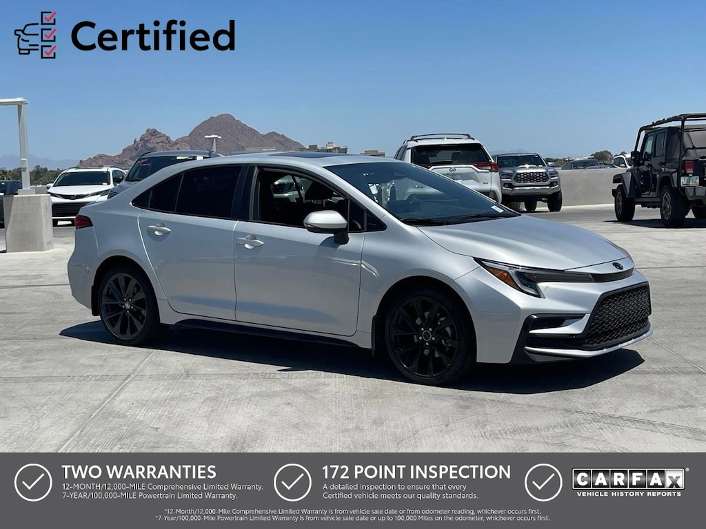 Certified 2025 Toyota Corolla XSE Sedan
