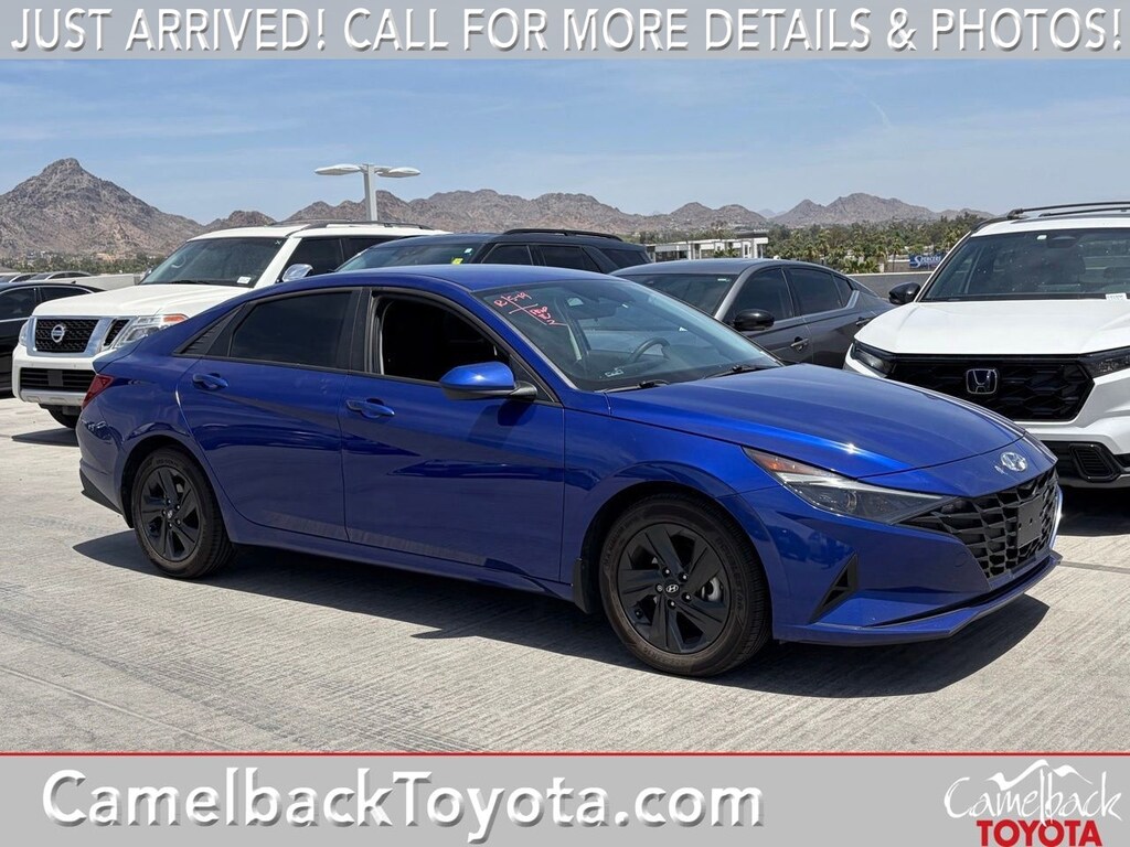 Used 2023 Hyundai Elantra Hybrid Blue Sedan
