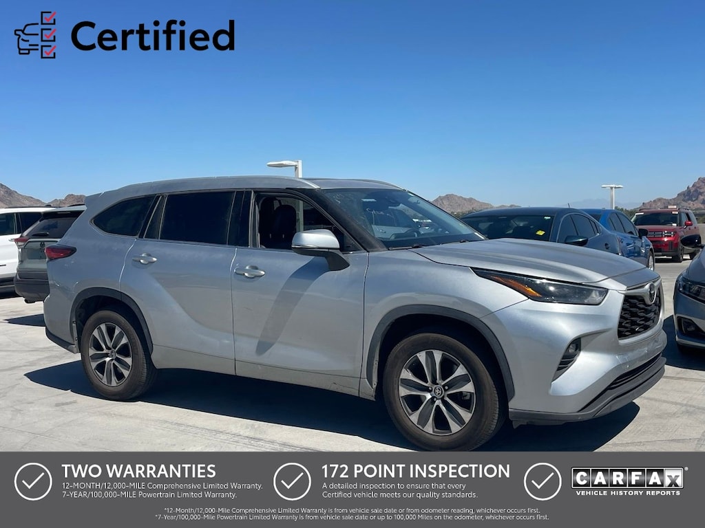 Certified 2022 Toyota Highlander XLE SUV