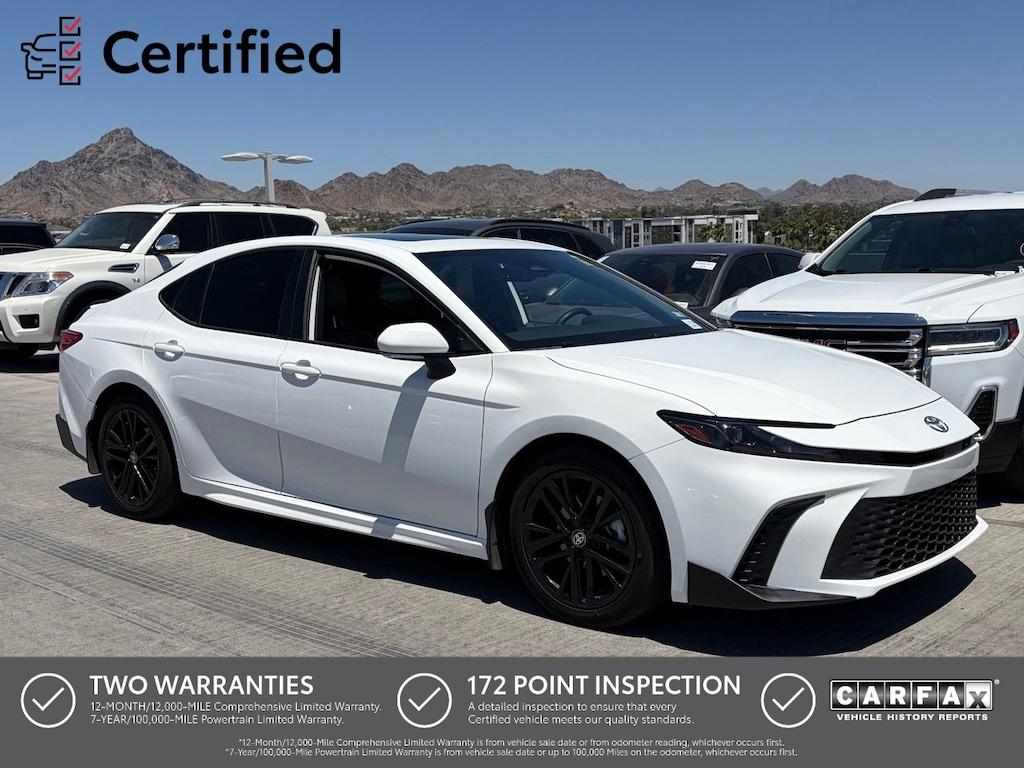 Certified 2025 Toyota Camry SE Sedan